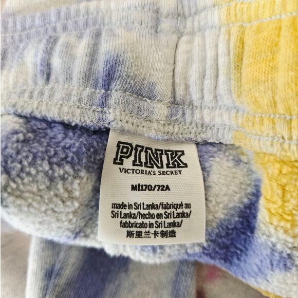 Victoria Secret Pink Tie Dye Athletic Athleisure Women's Sweatpants M - Picture 4 of 5